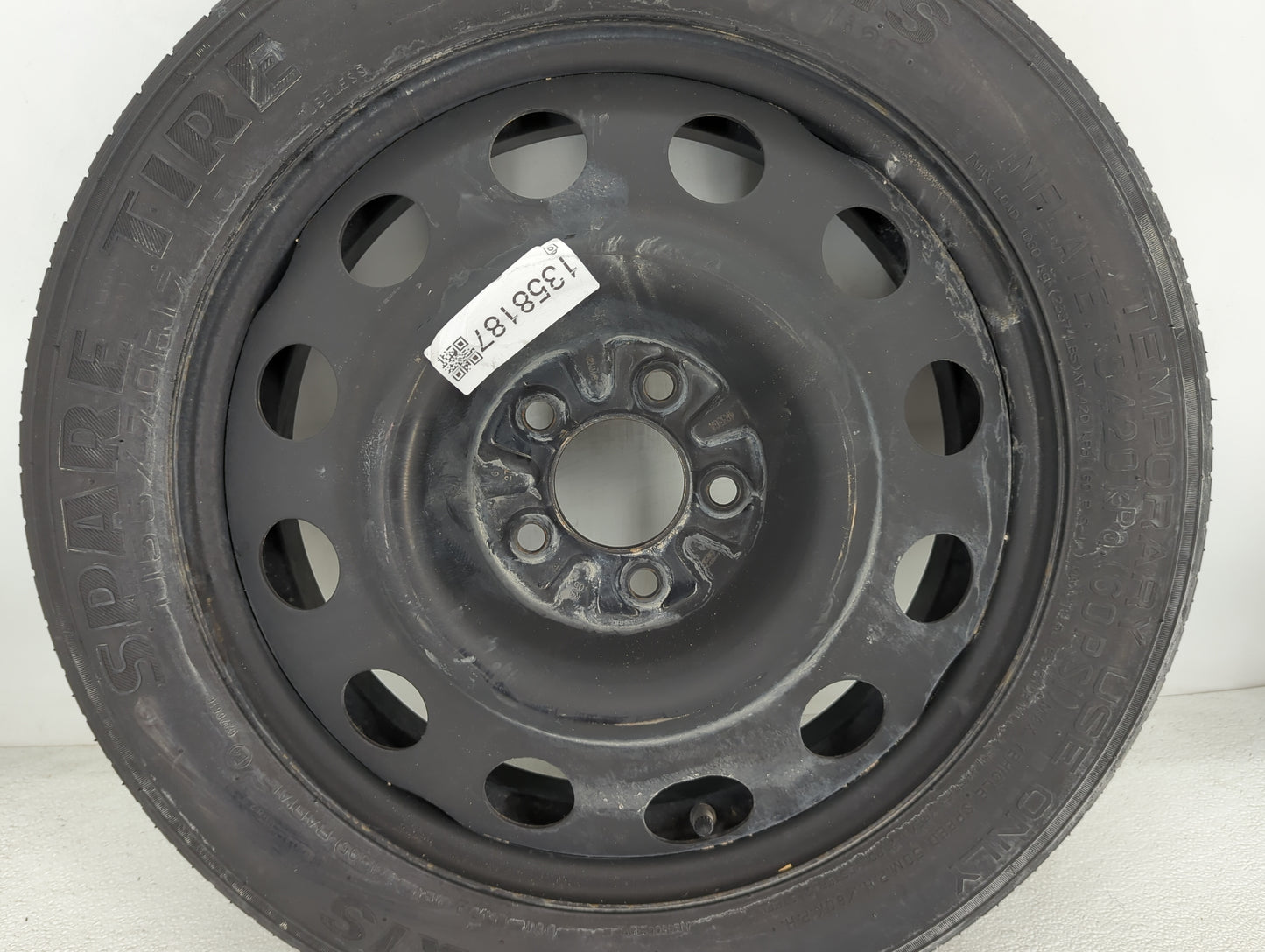 2013-2016 Ford Escape Spare Donut Tire Wheel Rim Oem - Oemusedautoparts1.com