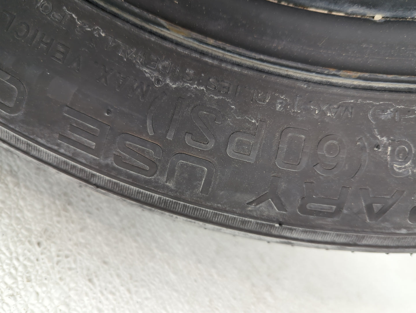 2013-2016 Ford Escape Spare Donut Tire Wheel Rim Oem - Oemusedautoparts1.com