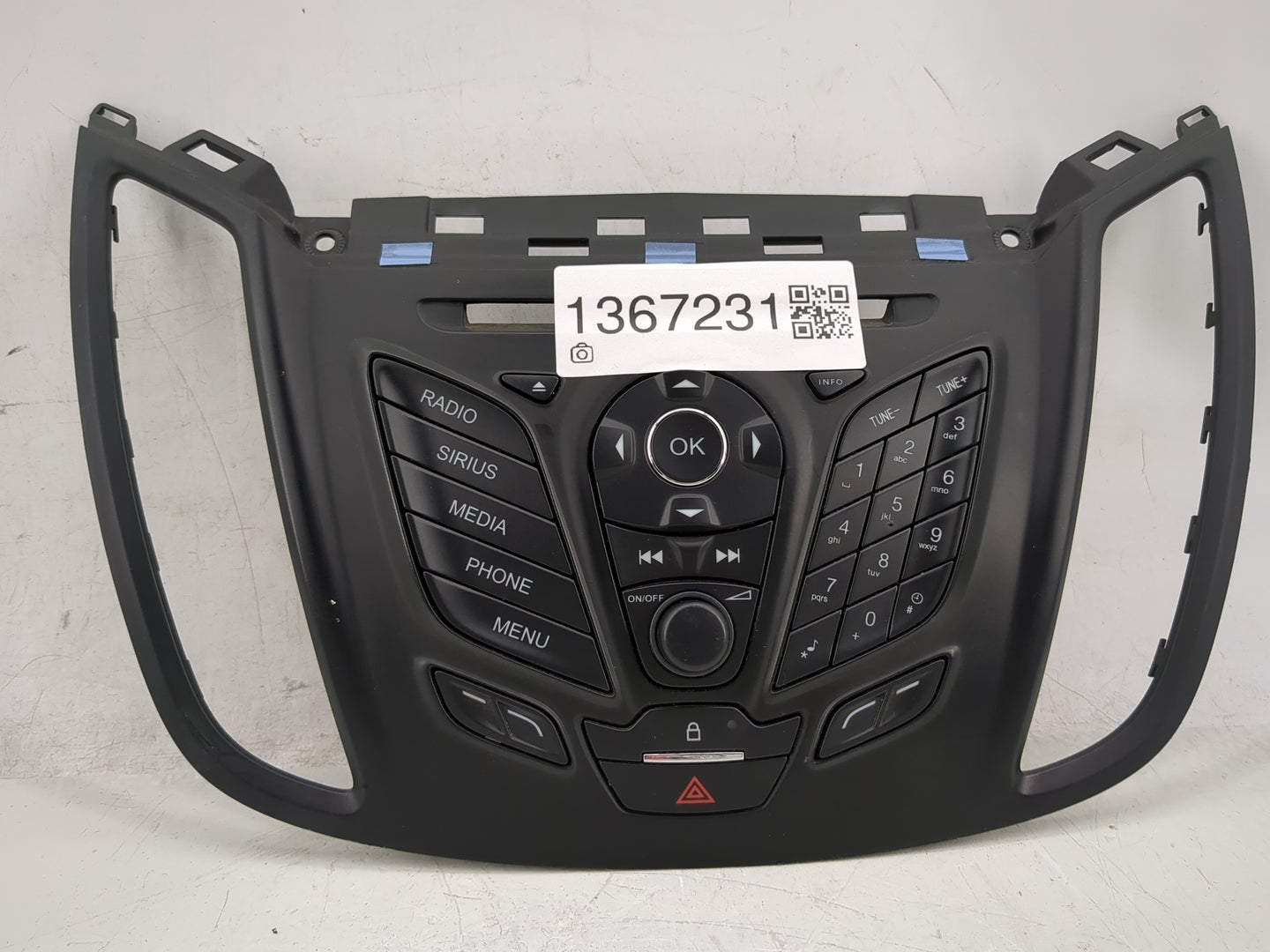2013-2016 Ford Escape Radio AM FM Cd Player Receiver Replacement P/N:DJ5T18K811BA Fits Fits 2013 2014 2015 2016 OEM Used Aut
