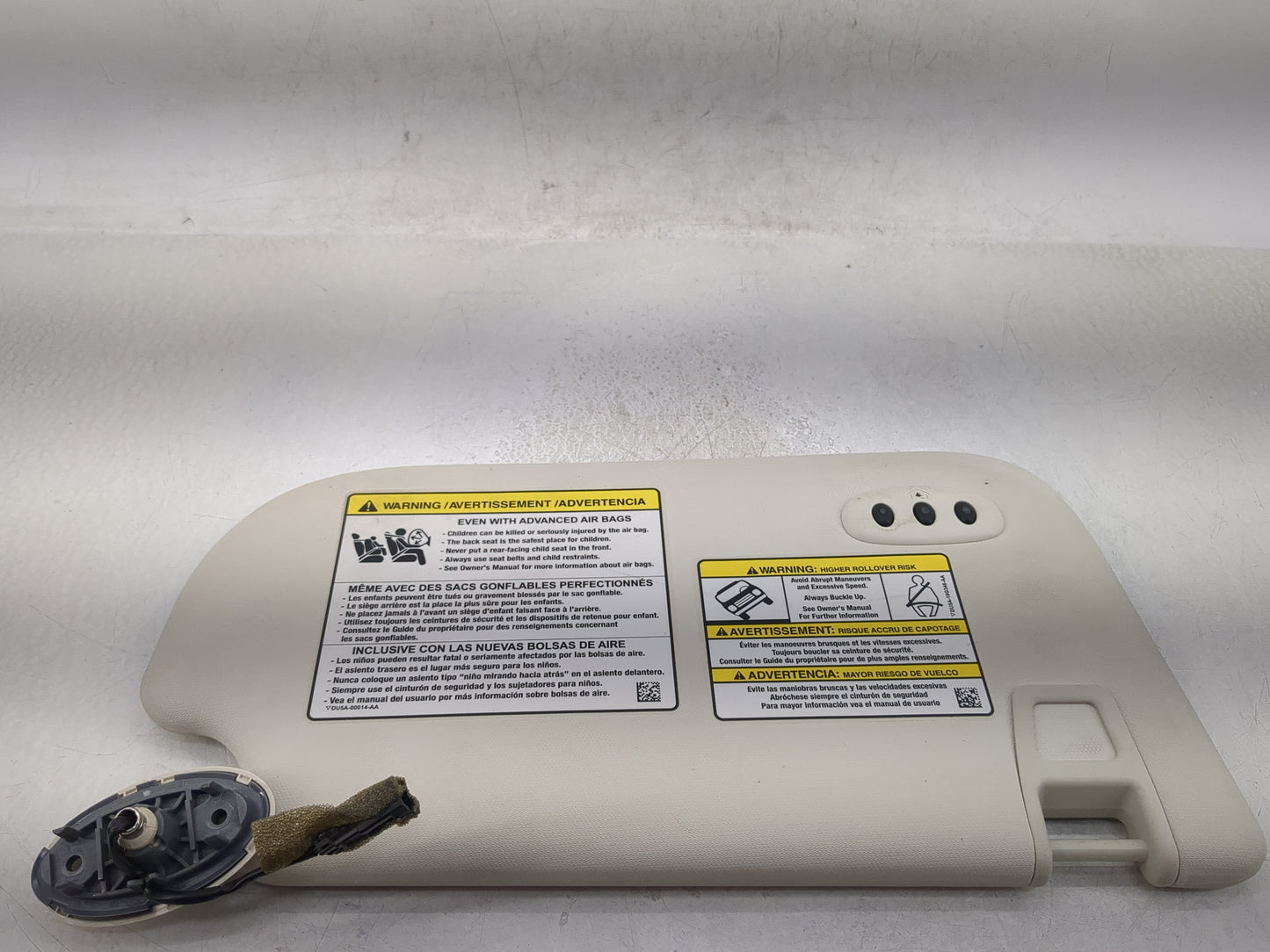 2013-2019 Ford Escape Sun Visor Shade Replacement Driver Left Mirror Fits Fits 2013 2014 2015 2016 2017 2018 2019 OEM Used A