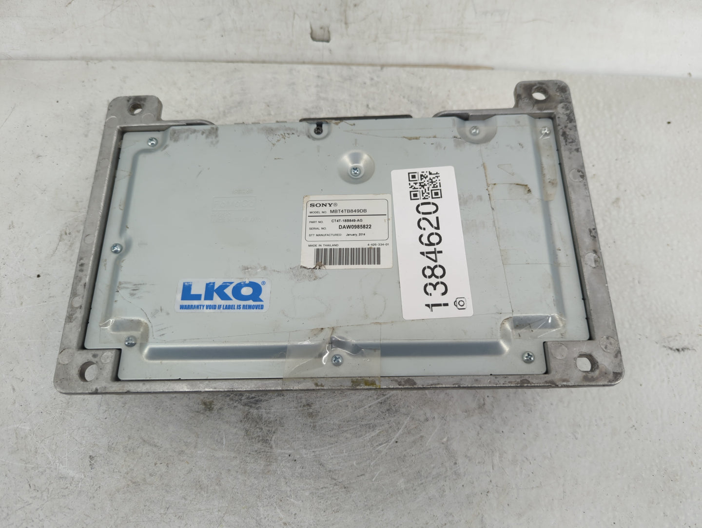 2013-2014 Ford Escape Radio Speaker Amplifier Ct4t-18b849-ag - Oemusedautoparts1.com
