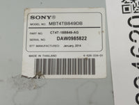 2013-2014 Ford Escape Radio Speaker Amplifier Ct4t-18b849-ag - Oemusedautoparts1.com