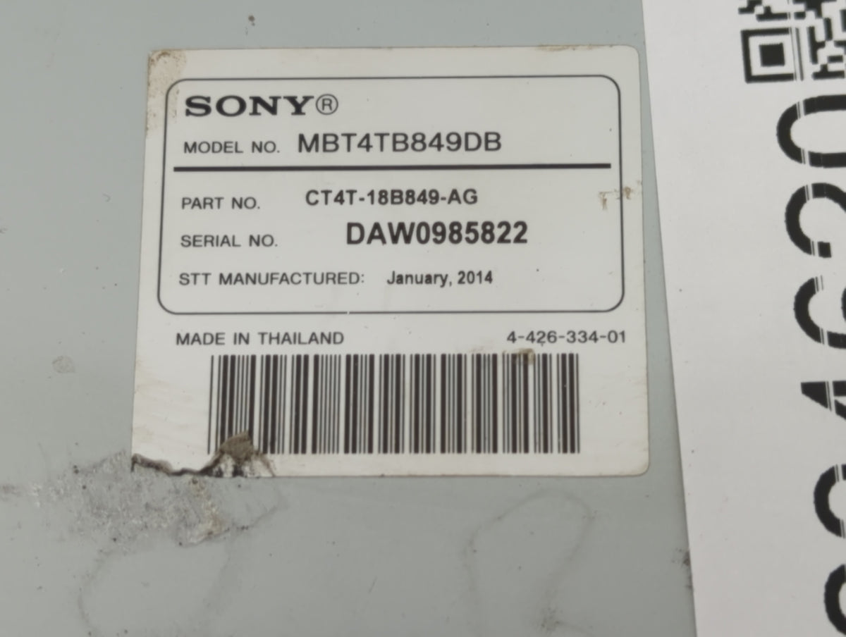 2013-2014 Ford Escape Radio Speaker Amplifier Ct4t-18b849-ag - Oemusedautoparts1.com