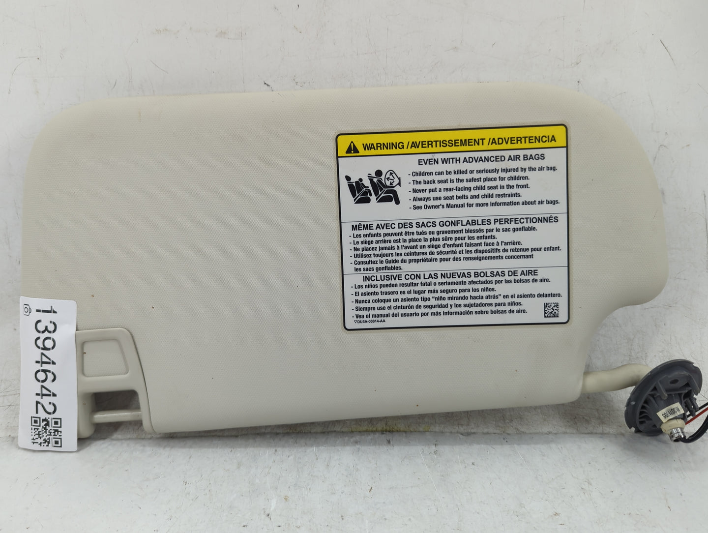2013-2019 Ford Escape Sun Visor Shade Replacement Passenger Right Mirror Fits Fits 2013 2014 2015 2016 2017 2018 2019 OEM Us