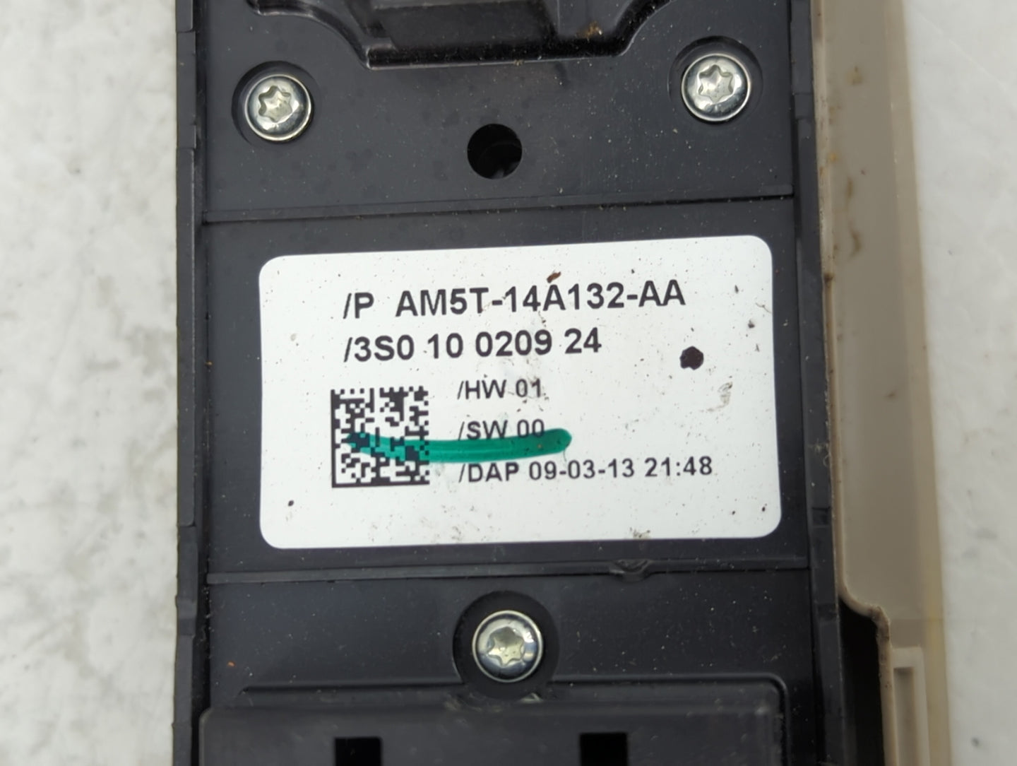2013-2016 Ford Escape Master Power Window Switch Replacement Driver Side Left P/N:AM5T-14A132-AA Fits OEM Used Auto Parts - 
