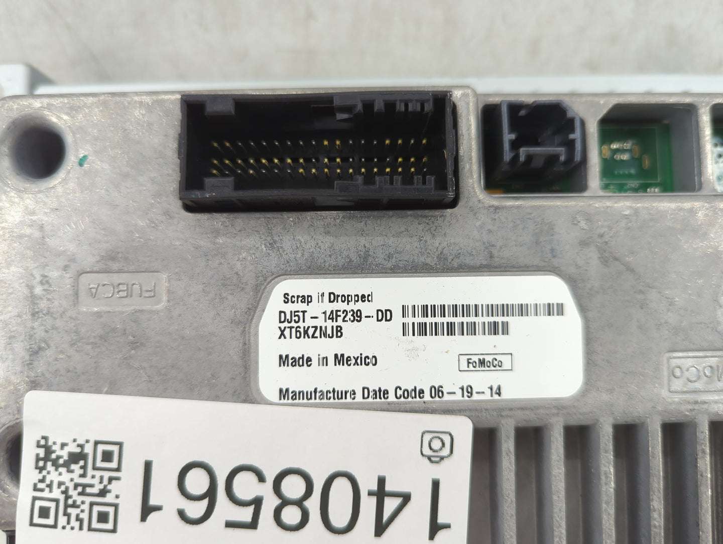 2013-2016 Ford Escape Radio AM FM Cd Player Receiver Replacement P/N:DJ5T-14F239-DD Fits Fits 2013 2014 2015 2016 OEM Used A