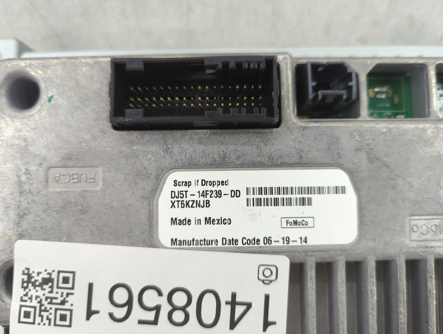2013-2016 Ford Escape Radio AM FM Cd Player Receiver Replacement P/N:DJ5T-14F239-DD Fits Fits 2013 2014 2015 2016 OEM Used A