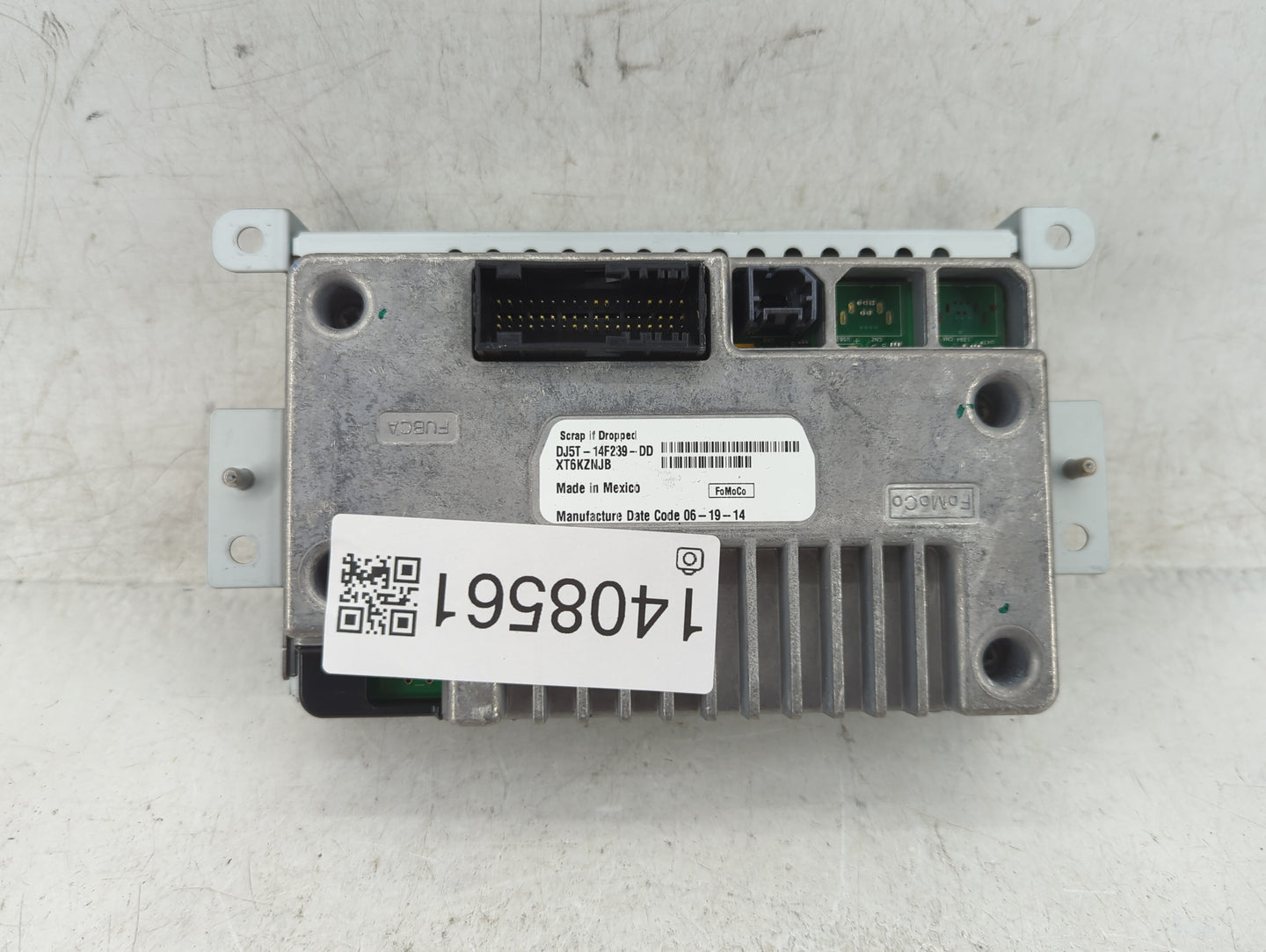 2013-2016 Ford Escape Radio AM FM Cd Player Receiver Replacement P/N:DJ5T-14F239-DD Fits Fits 2013 2014 2015 2016 OEM Used A
