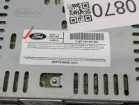 2013-2015 Ford Escape Radio AM FM Cd Player Receiver Replacement P/N:CJ5T-19C107-BH Fits Fits 2013 2014 2015 OEM Used Auto P