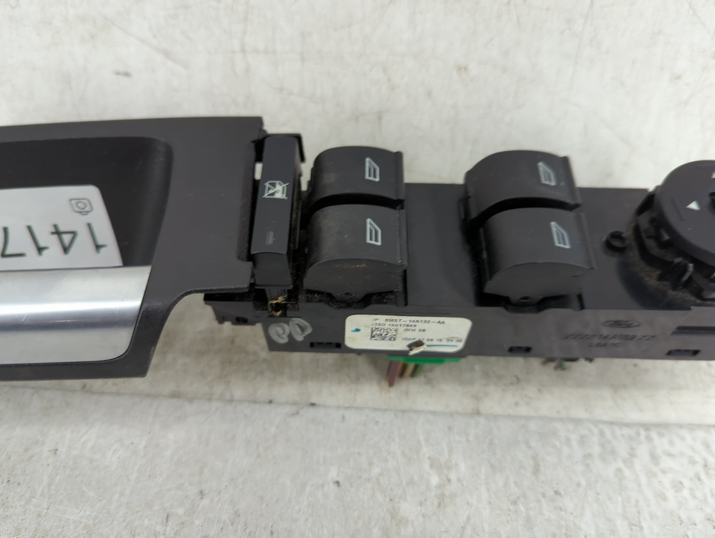 2013-2019 Ford Escape Master Power Window Switch Replacement Driver Side Left P/N:BM5T-14A132-AA Fits OEM Used Auto Parts - 