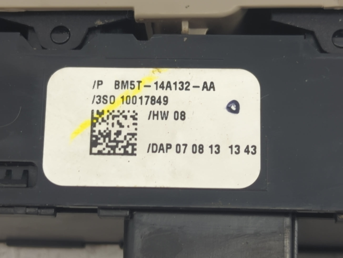 2013-2019 Ford Escape Master Power Window Switch Replacement Driver Side Left P/N:BM5T-14A132-AA Fits OEM Used Auto Parts - 