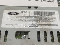 2013-2015 Ford Escape Radio AM FM Cd Player Receiver Replacement P/N:CJ5T-19C107-CJ Fits Fits 2013 2014 2015 OEM Used Auto P