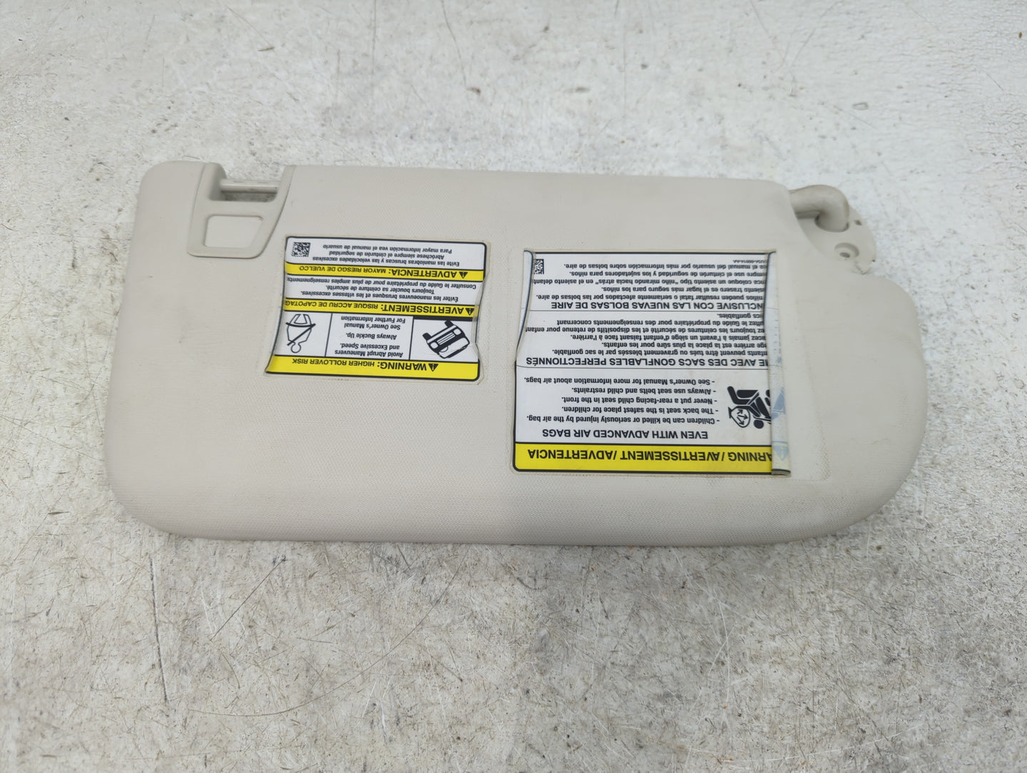 2013-2019 Ford Escape Sun Visor Shade Replacement Driver Left Mirror Fits Fits 2013 2014 2015 2016 2017 2018 2019 OEM Used A