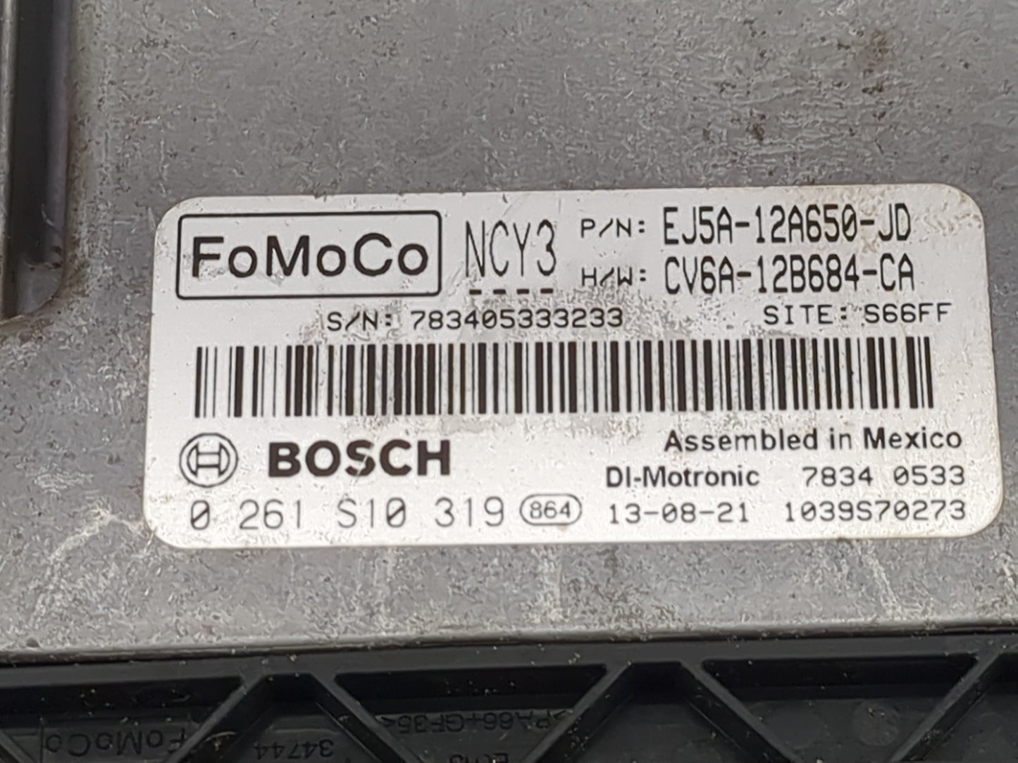 2013-2016 Ford Escape PCM Engine Control Computer ECU ECM PCU OEM P/N:CV6A-12B684-CA EJ5A-12A650-JD Fits Fits 2013 2014 2015