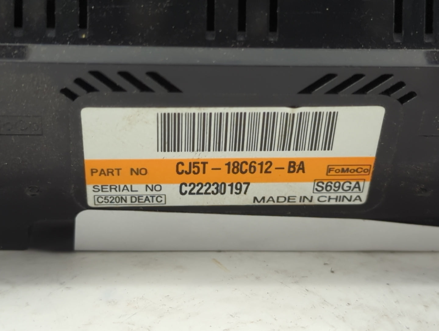2013-2015 Ford Escape Climate Control Module Temperature AC/Heater Replacement P/N:CJ5T-18C612-BA Fits Fits 2013 2014 2015 O