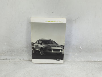 2014 Ford Escape Owners Manual Book Guide P/N:EJ5J19A321AB OEM Used Auto Parts - Oemusedautoparts1.com