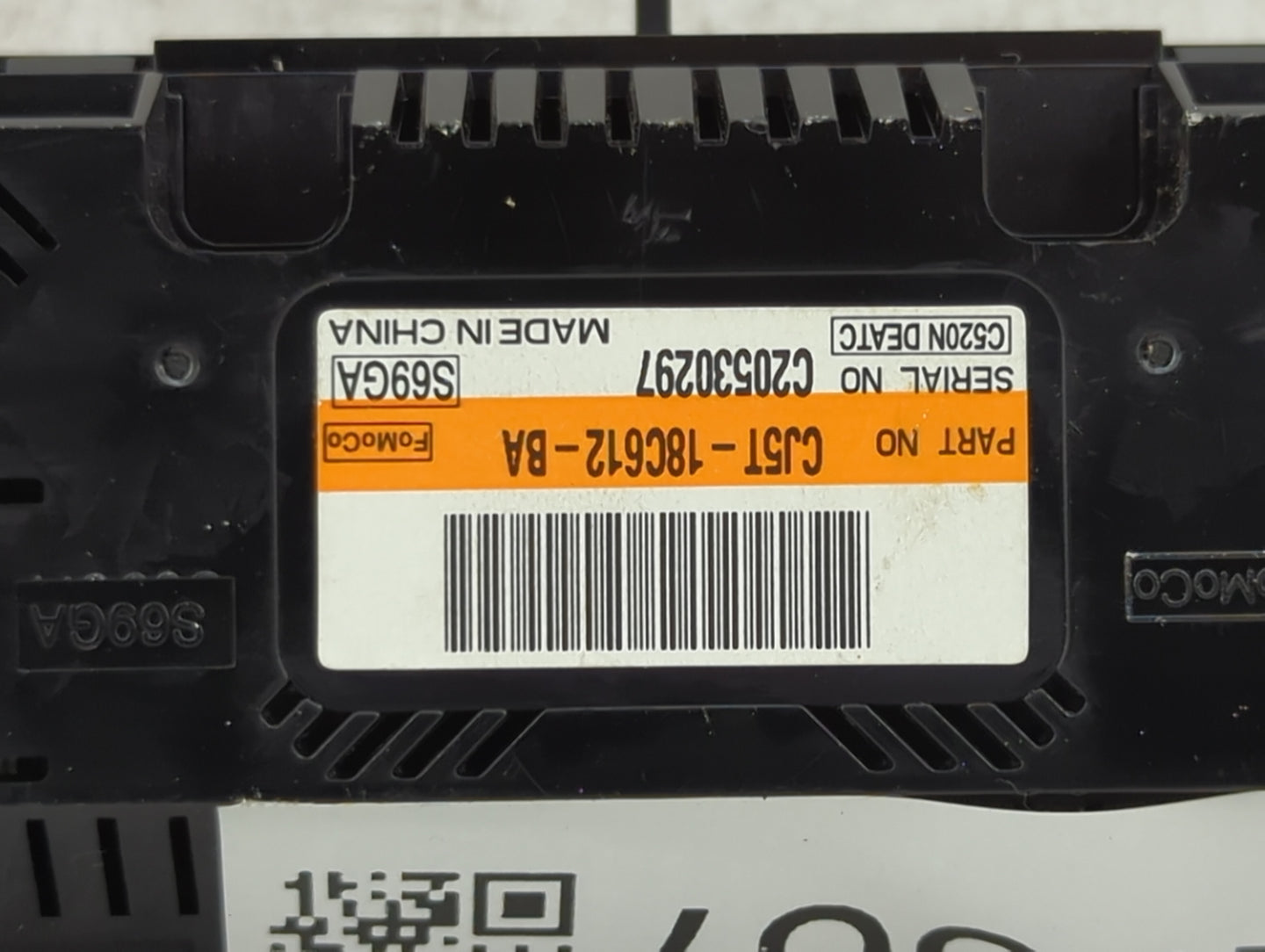 2013-2015 Ford Escape Climate Control Module Temperature AC/Heater Replacement P/N:CJ5T-18C612-BA Fits Fits 2013 2014 2015 O