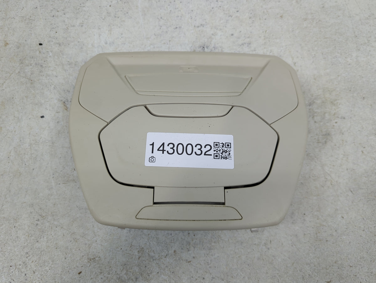 2014 Ford Escape Overhead Console W/rear Climate Control Tan - Oemusedautoparts1.com