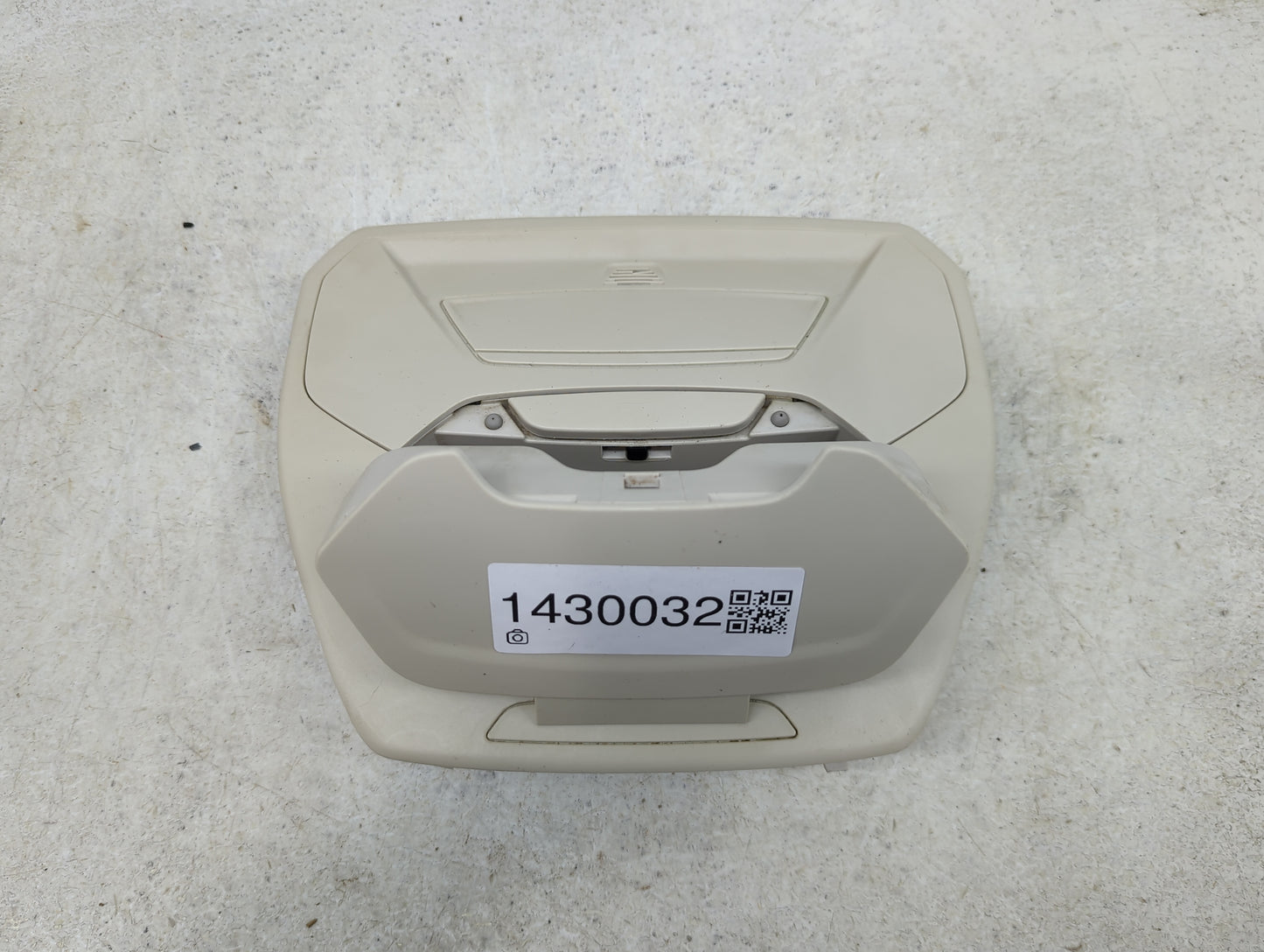 2014 Ford Escape Overhead Console W/rear Climate Control Tan - Oemusedautoparts1.com