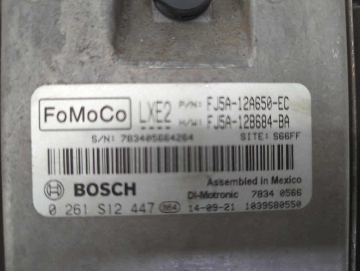 2013-2015 Ford Escape PCM Engine Control Computer ECU ECM PCU OEM P/N:FJ5A-12A650-EC FJ5A-12B684-BA Fits Fits 2013 2014 2015
