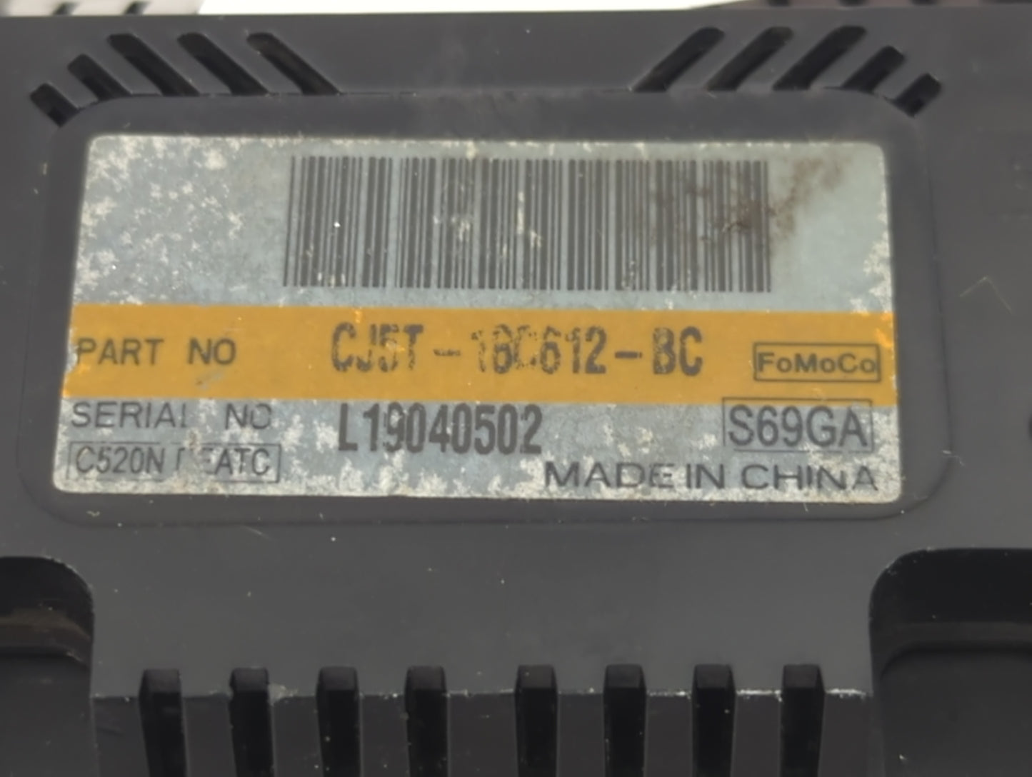 2013-2015 Ford Escape Climate Control Module Temperature AC/Heater Replacement P/N:CJ5T-18C612-BC Fits Fits 2013 2014 2015 O