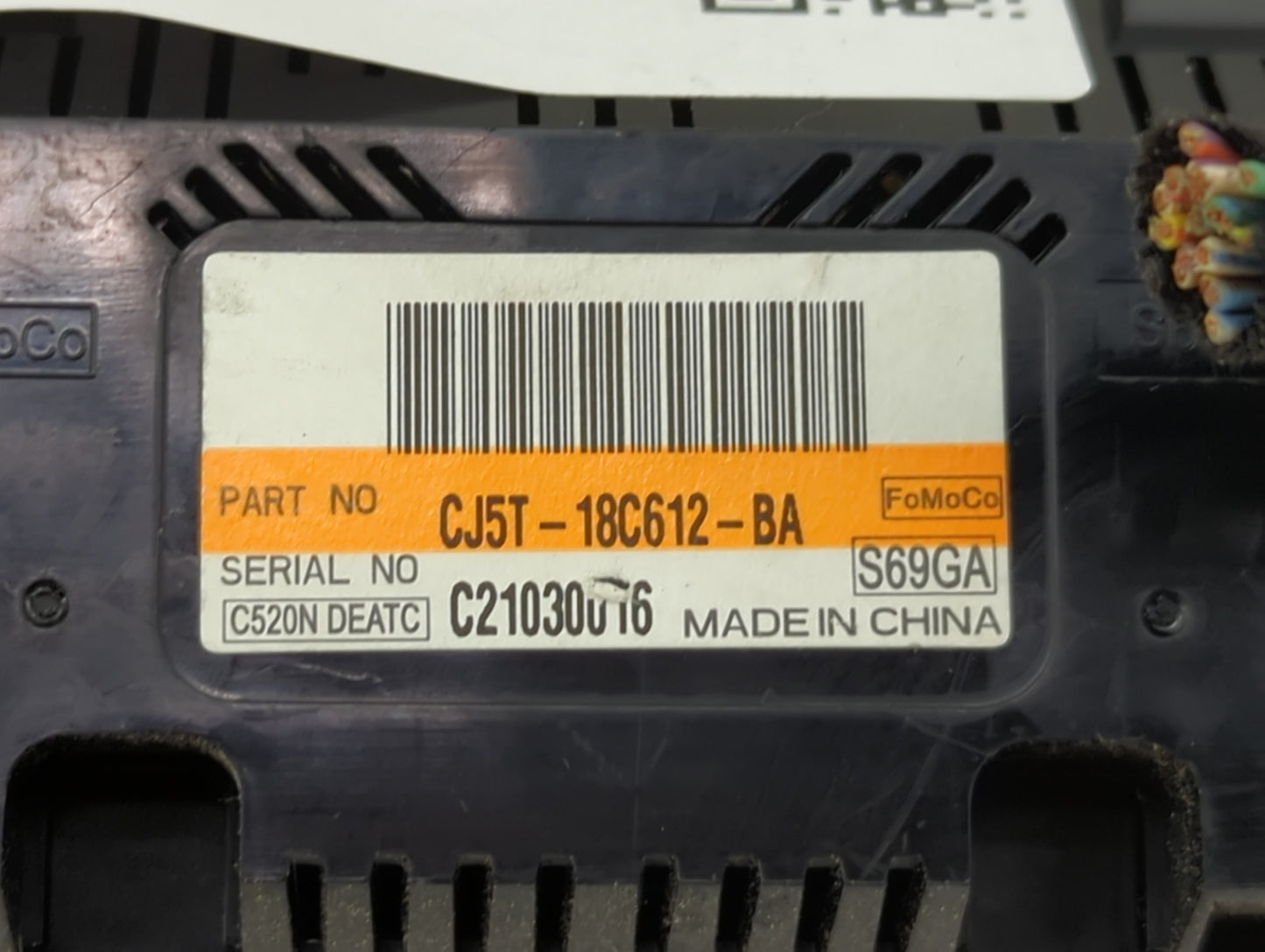 2013-2015 Ford Escape Climate Control Module Temperature AC/Heater Replacement P/N:CJ5T-18C612-BA Fits Fits 2013 2014 2015 O