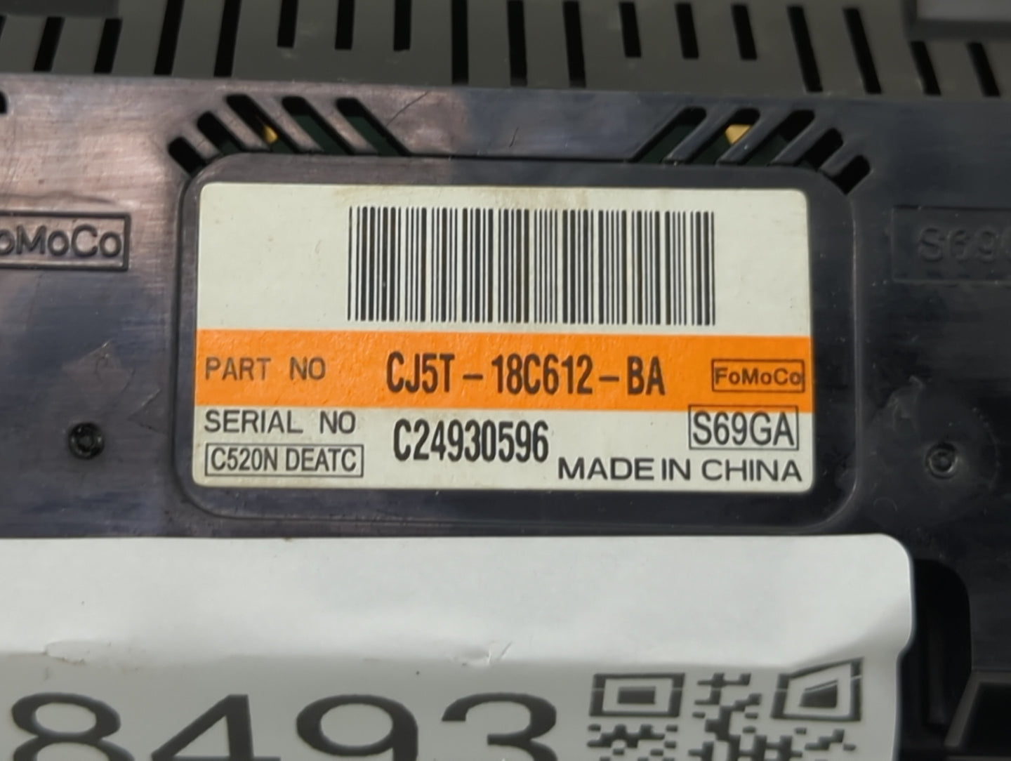 2013-2015 Ford Escape Climate Control Module Temperature AC/Heater Replacement P/N:CJ5T-18C612-BA Fits Fits 2013 2014 2015 O