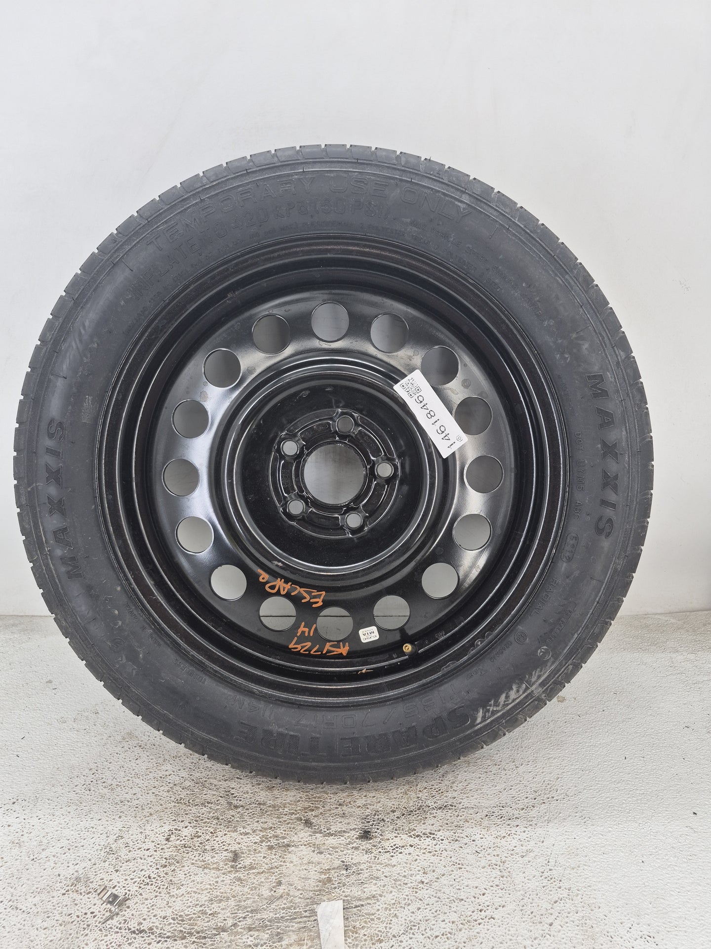 2013-2019 Ford Escape Spare Donut Tire Wheel Rim Oem 1461846 - Oemusedautoparts1.com
