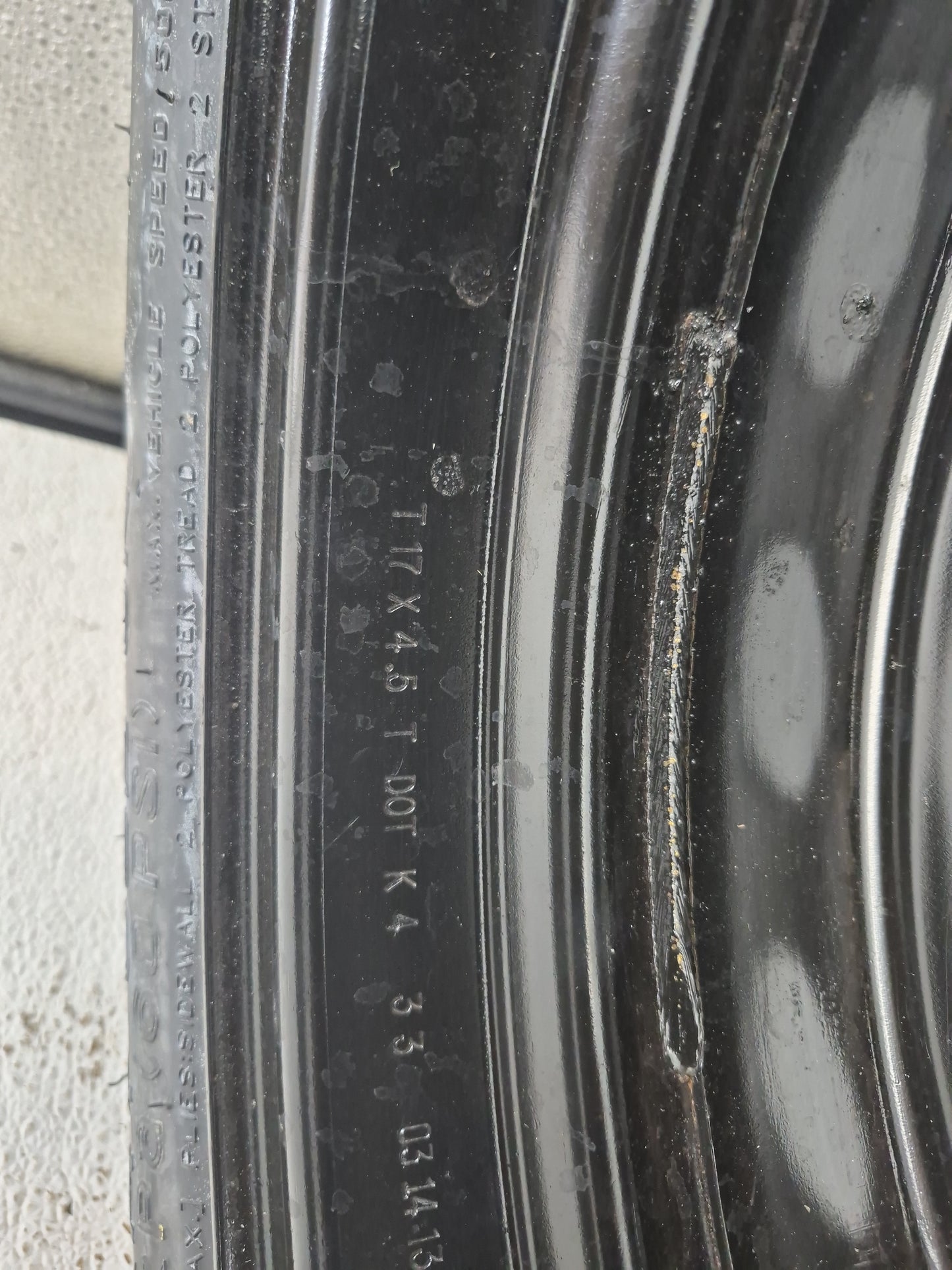 2013-2019 Ford Escape Spare Donut Tire Wheel Rim Oem 1461846 - Oemusedautoparts1.com