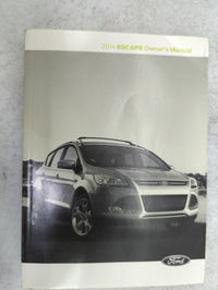 2014 Ford Escape Owners Manual Book Guide P/N:EJ5J19A321AB OEM Used Auto Parts - Oemusedautoparts1.com