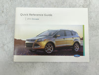 2014 Ford Escape Owners Manual Book Guide P/N:EJ5J19A321AB OEM Used Auto Parts - Oemusedautoparts1.com