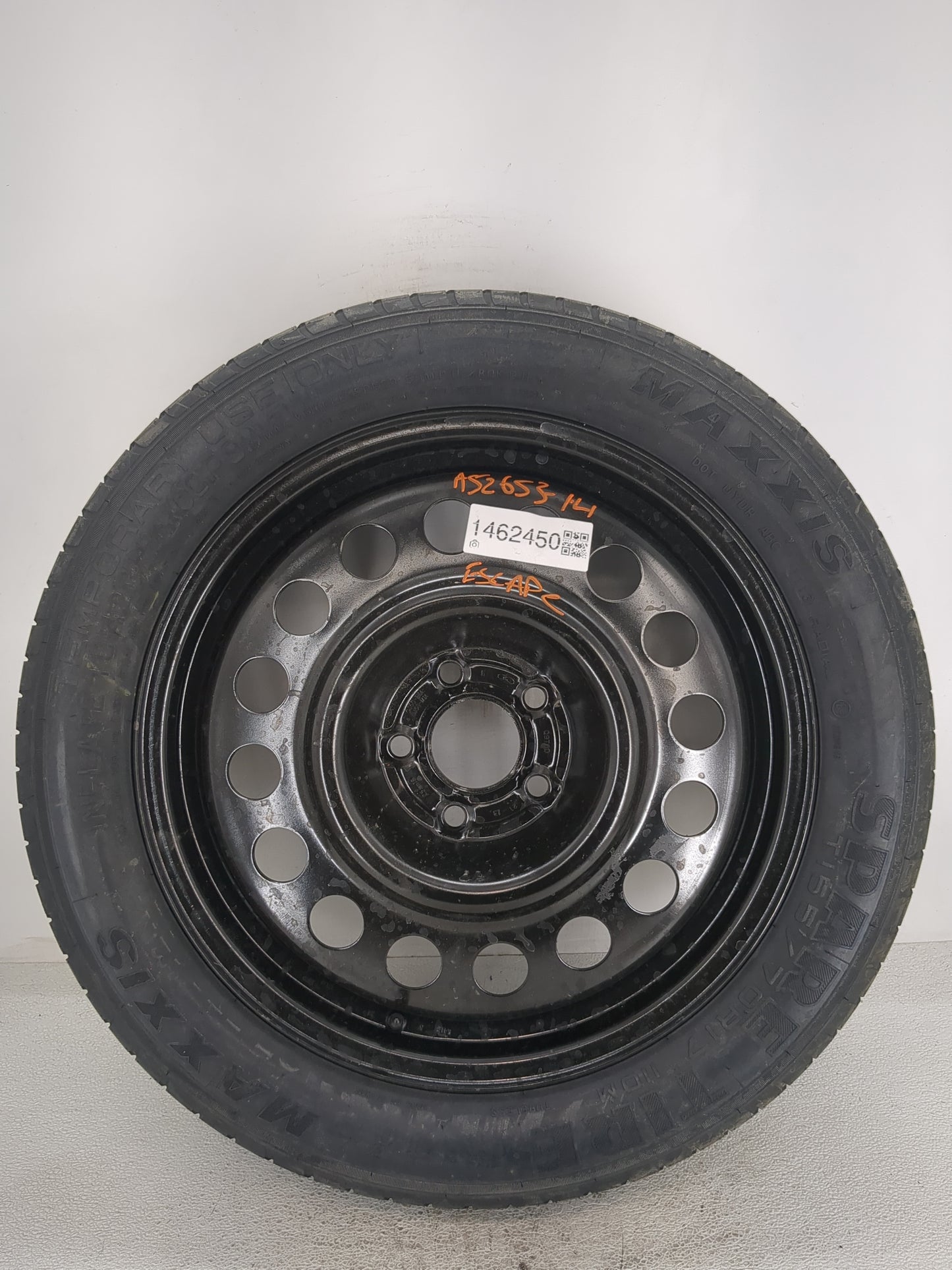 2013-2019 Ford Escape Spare Donut Tire Wheel Rim Oem 1462450 - Oemusedautoparts1.com