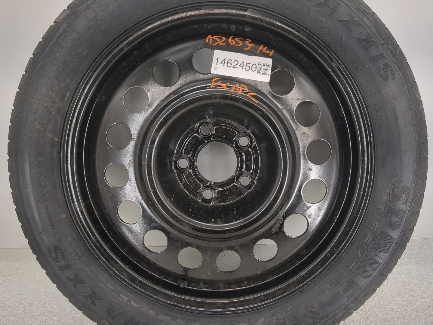 2013-2019 Ford Escape Spare Donut Tire Wheel Rim Oem 1462450 - Oemusedautoparts1.com