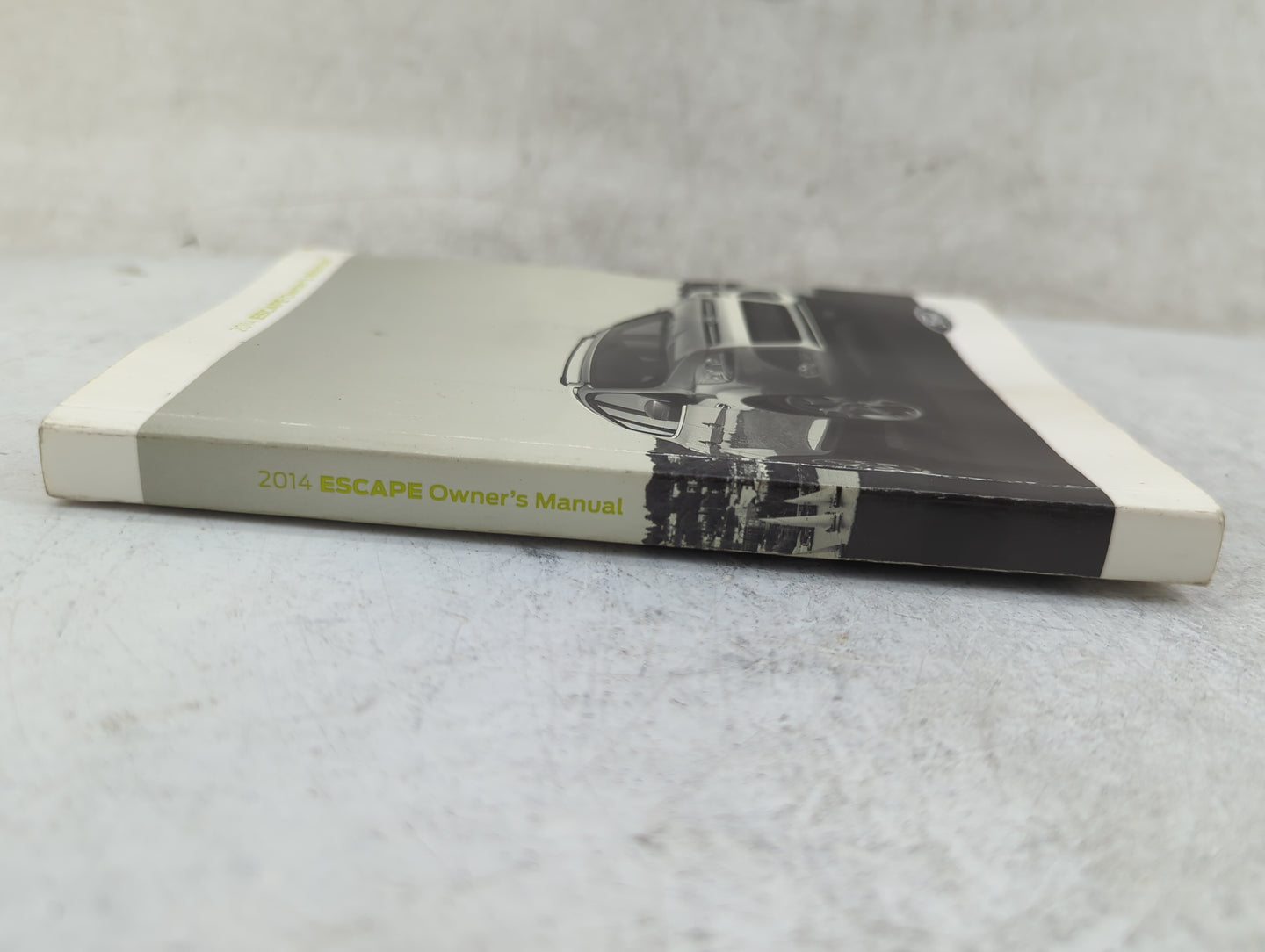 2014 Ford Escape Owners Manual Book Guide P/N:EJ5J19A321AB OEM Used Auto Parts - Oemusedautoparts1.com