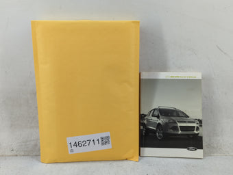 compare product 2014 Ford Escape Owners Manual Book Guide P/N:EJ5J19A321AB OEM Used Auto Parts