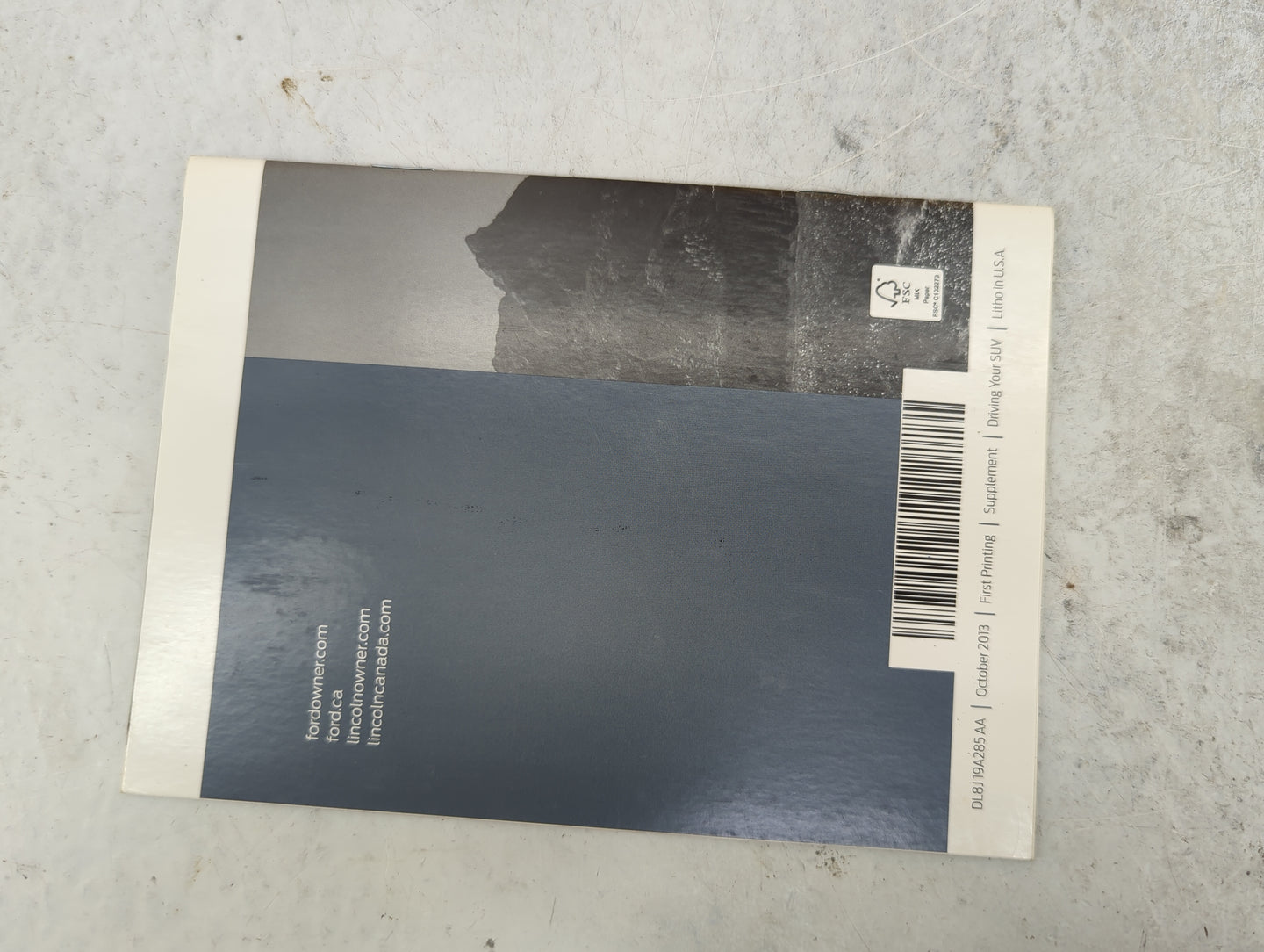 2014 Ford Escape Owners Manual Book Guide P/N:EJ5J19A321AB DL8J19A285AA OEM Used Auto Parts - Oemusedautoparts1.com