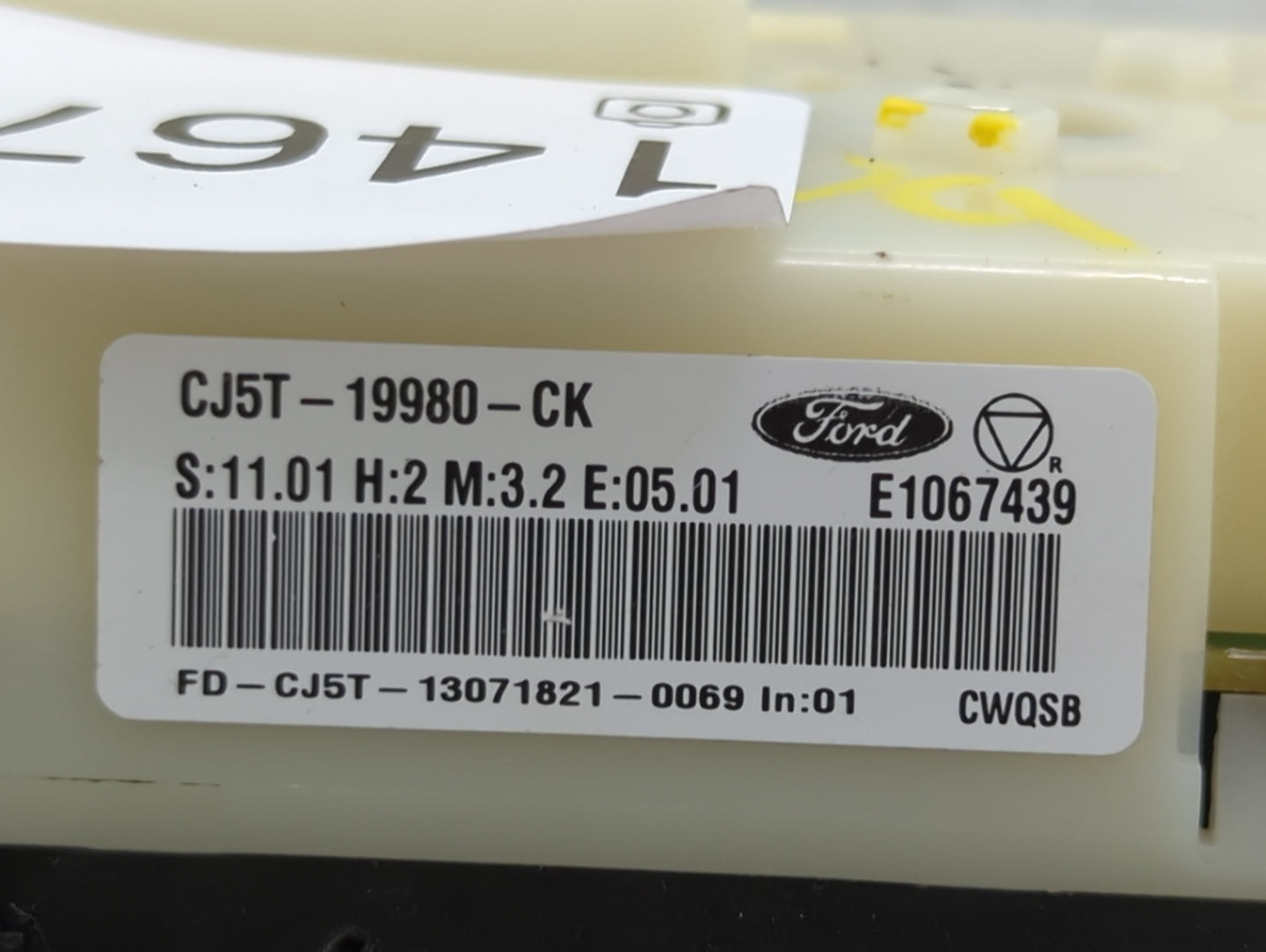 2013-2016 Ford Escape Climate Control Module Temperature AC/Heater Replacement P/N:CJ5T-19980-CK Fits Fits 2013 2014 2015 20