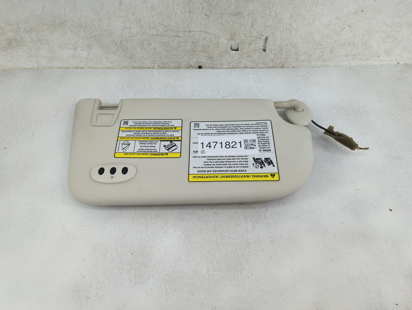 2013-2019 Ford Escape Sun Visor Shade Replacement Driver Left Mirror Fits Fits 2013 2014 2015 2016 2017 2018 2019 OEM Used A