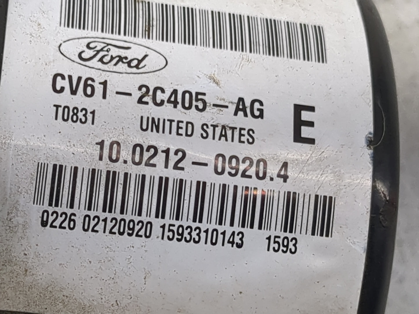 2013-2015 Ford Escape ABS Pump Control Module Replacement P/N:CV61-2C405-AG Fits Fits 2013 2014 2015 OEM Used Auto Parts - O