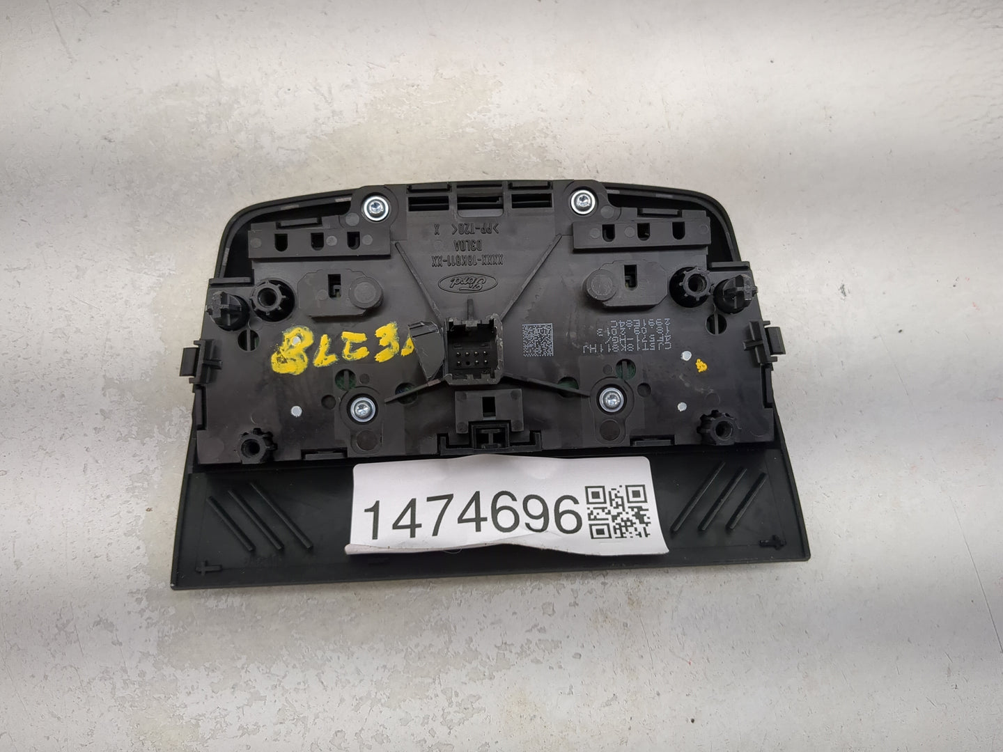 2014 Ford Escape Radio Control Panel Black - Oemusedautoparts1.com