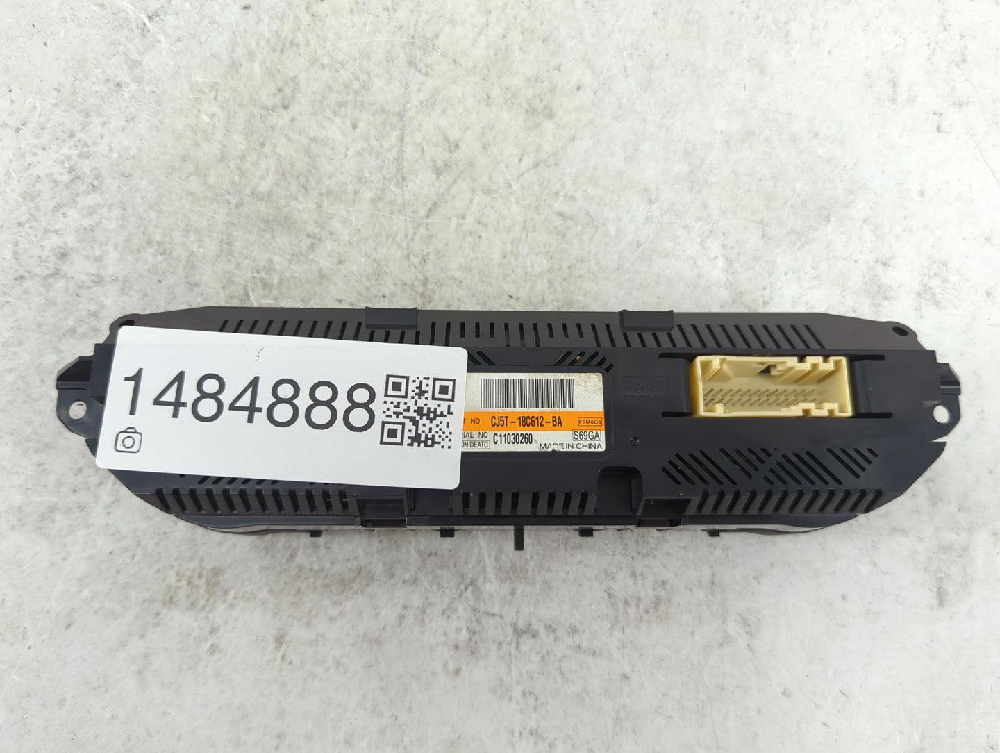 2013-2015 Ford Escape Climate Control Module Temperature AC/Heater Replacement P/N:CJ5T-18C612-BA C11030260 Fits OEM Used Au