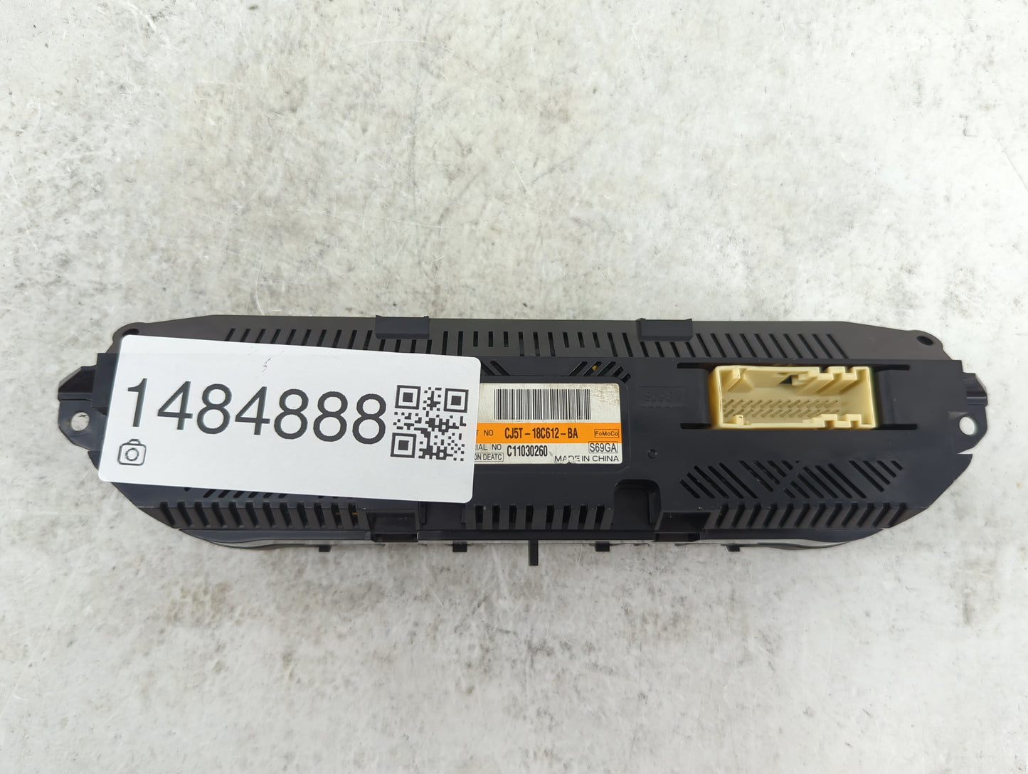 2013-2015 Ford Escape Climate Control Module Temperature AC/Heater Replacement P/N:CJ5T-18C612-BA C11030260 Fits OEM Used Au
