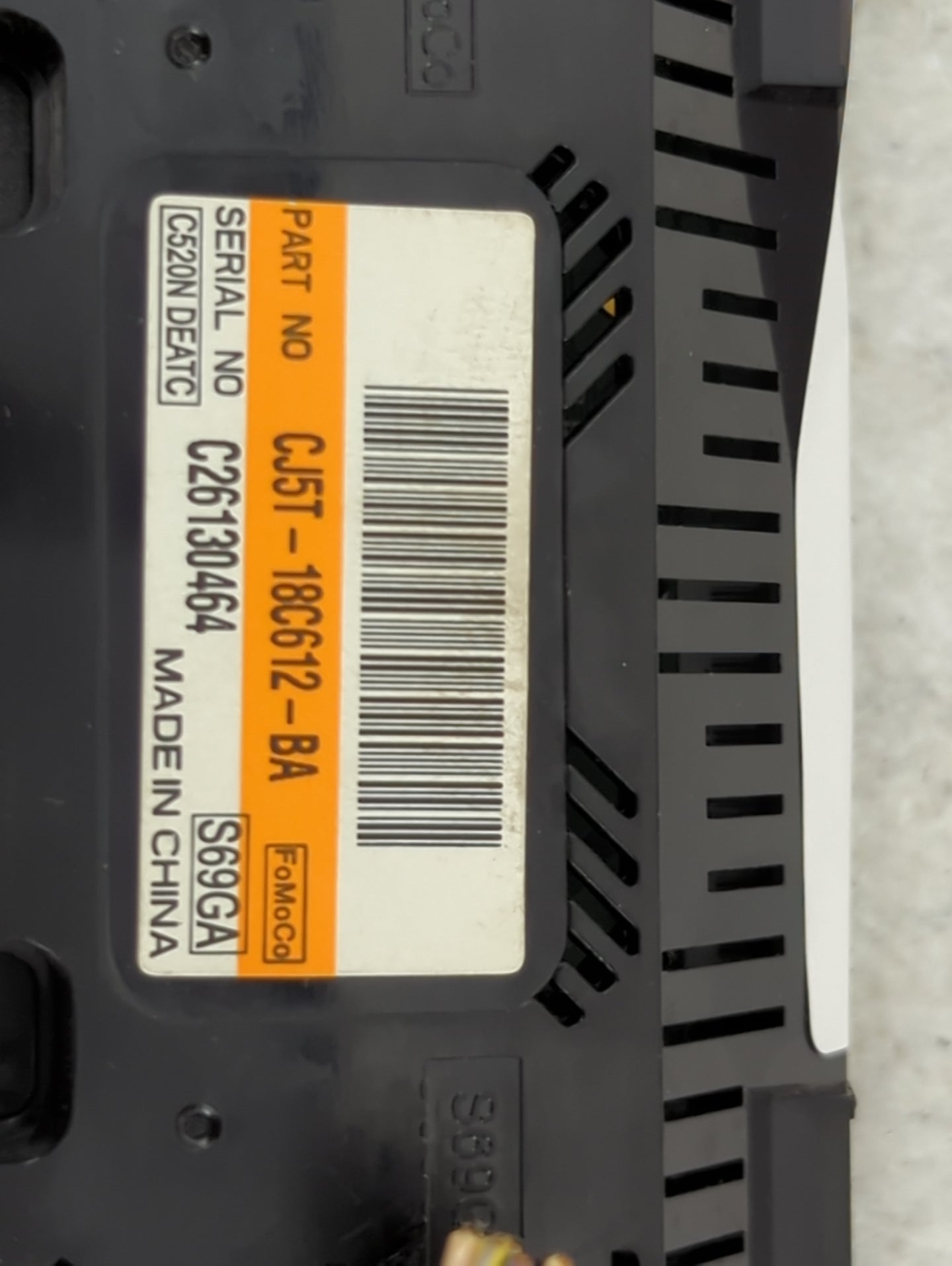2013-2016 Ford Escape Climate Control Module Temperature AC/Heater Replacement P/N:CJ5T-18C612-BA Fits Fits 2013 2014 2015 2
