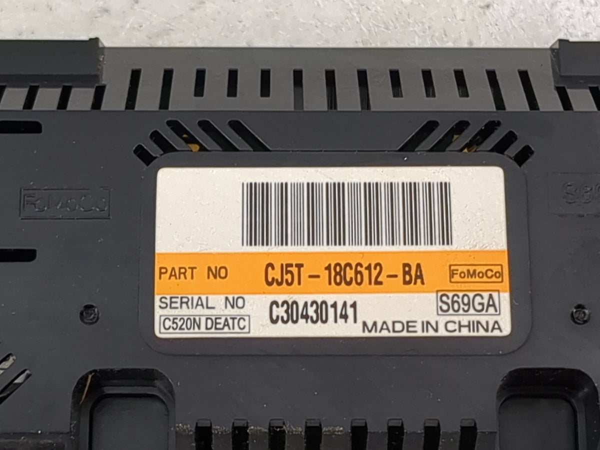2013-2015 Ford Escape Climate Control Module Temperature AC/Heater Replacement P/N:CJ5T-18C612-BA Fits Fits 2013 2014 2015 O