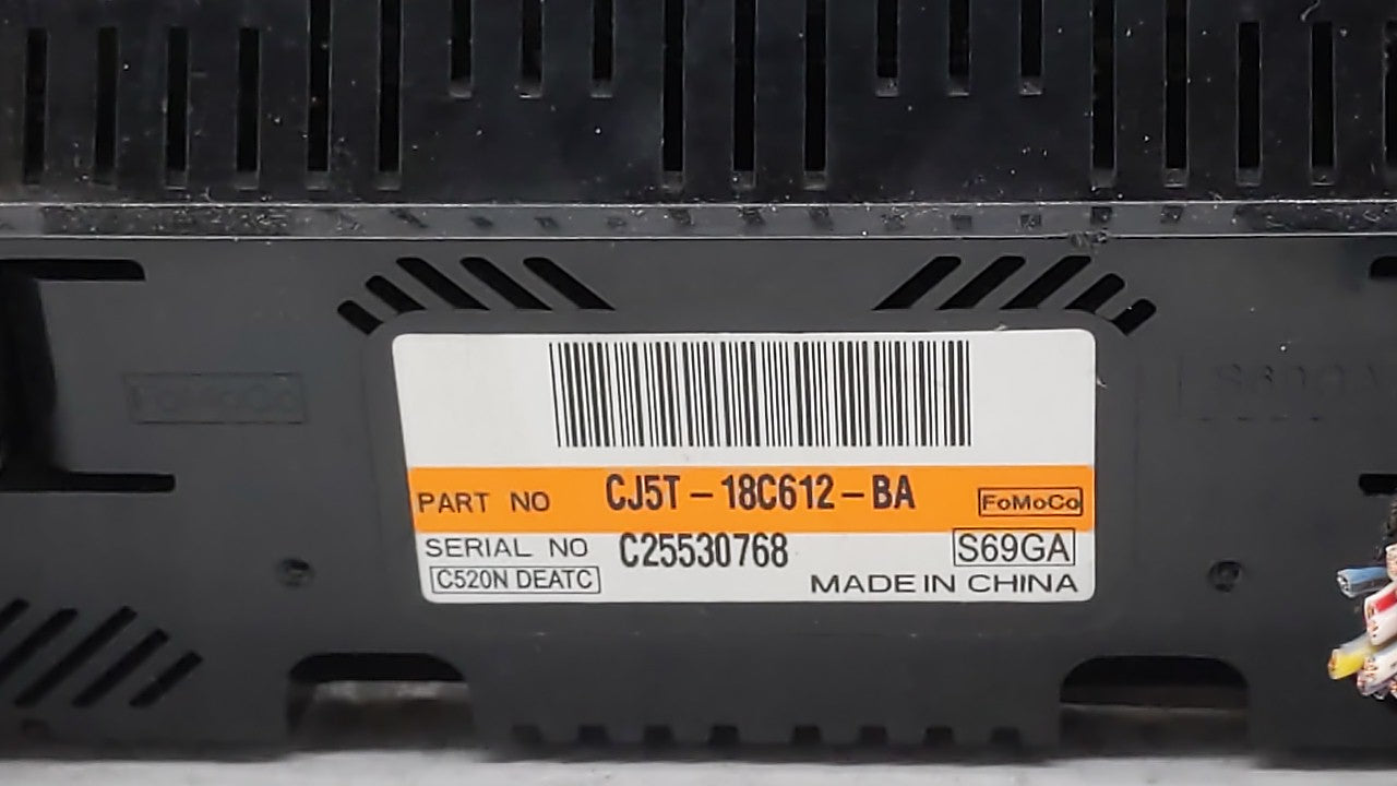 2013-2015 Ford Escape Climate Control Module Temperature AC/Heater Replacement P/N:CJ5T-18C612-BA CJ5T-18C612-BC Fits OEM Us
