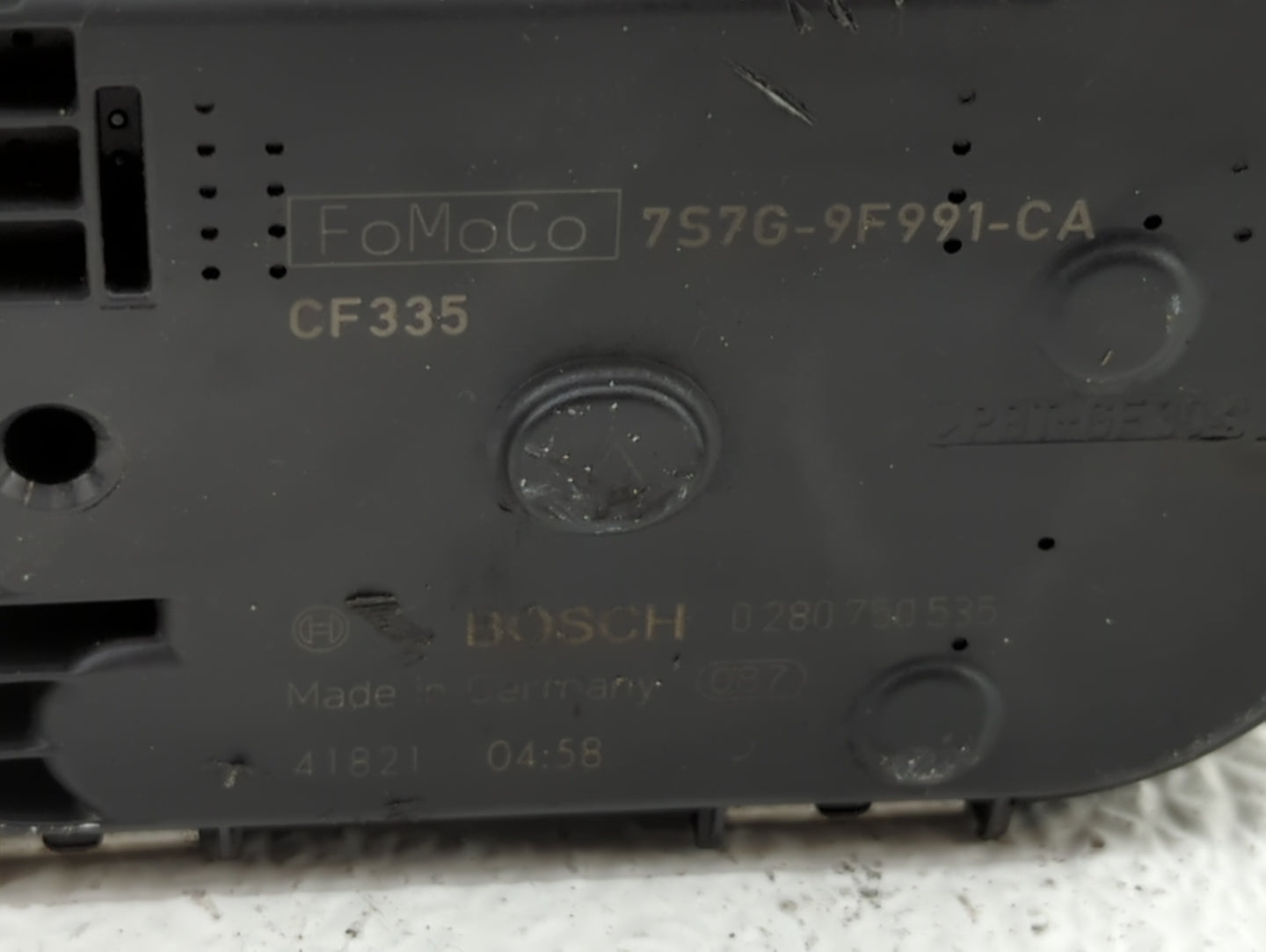 2013-2016 Ford Escape Throttle Body P/N:0 280 750 535 7S7G-9F991-CA Fits Fits 2013 2014 2015 2016 2017 2018 2019 OEM Used Au