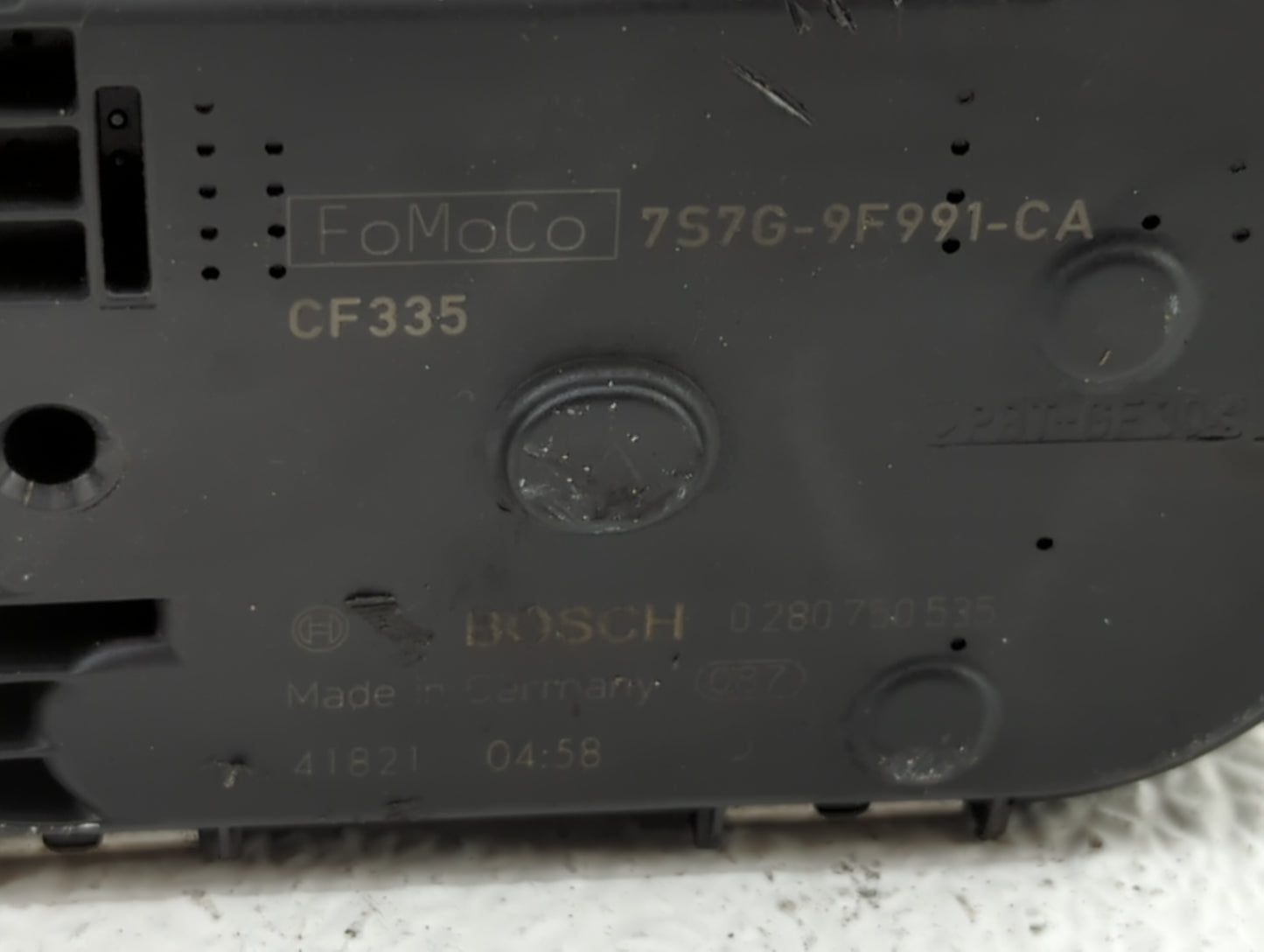 2013-2016 Ford Escape Throttle Body P/N:0 280 750 535 7S7G-9F991-CA Fits Fits 2013 2014 2015 2016 2017 2018 2019 OEM Used Au