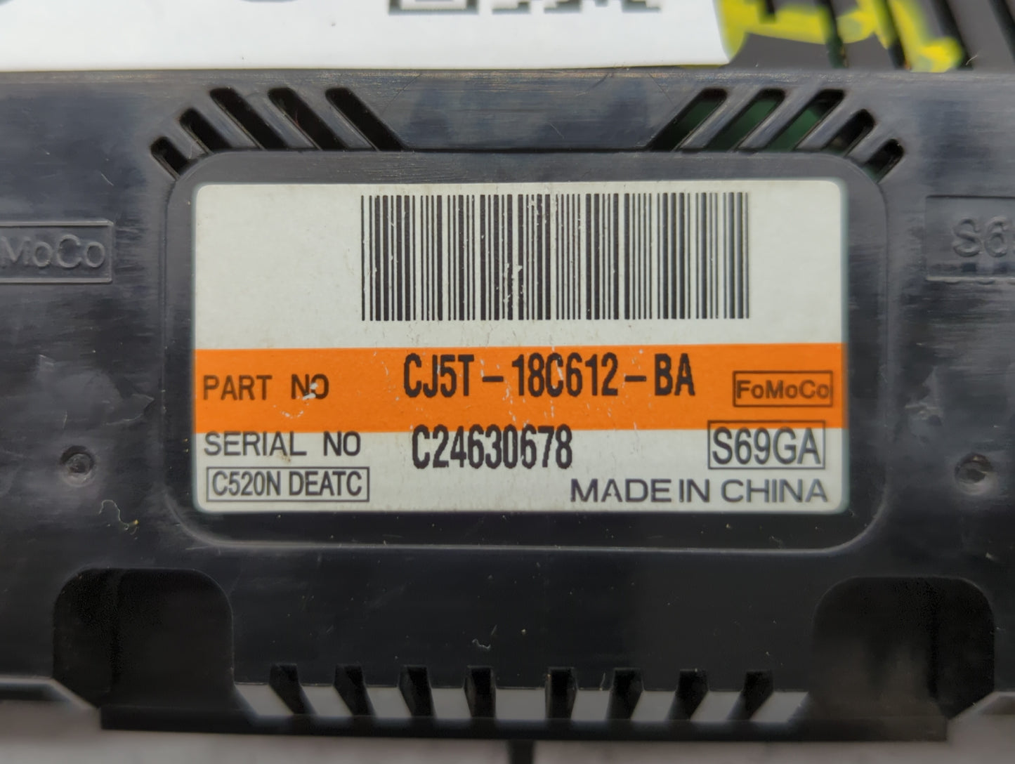 2013-2015 Ford Escape Climate Control Module Temperature AC/Heater Replacement P/N:CJ5T-18C612-BA CJ5T-18C612-BC Fits OEM Us