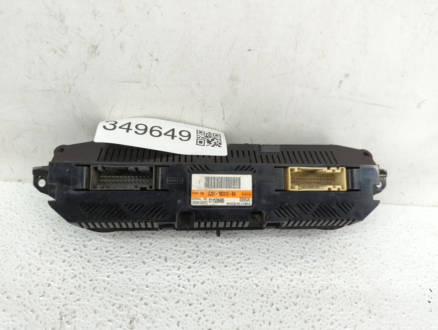 2013-2015 Ford Escape Climate Control Module Temperature AC/Heater Replacement P/N:CJ5T-18C612-BA Fits Fits 2013 2014 2015 O