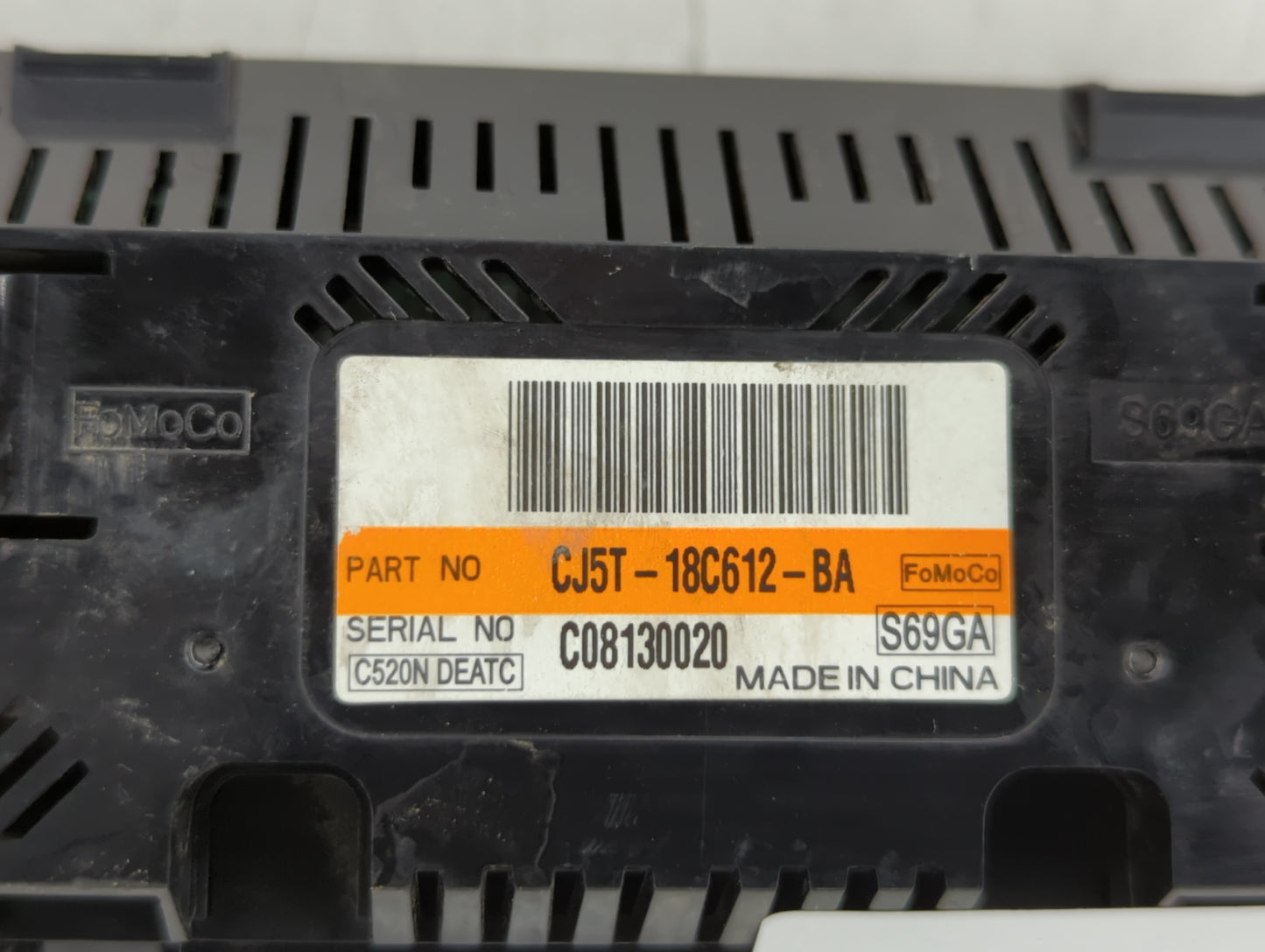 2013-2015 Ford Escape Climate Control Module Temperature AC/Heater Replacement P/N:CJ5T-18C612-BA Fits Fits 2013 2014 2015 O